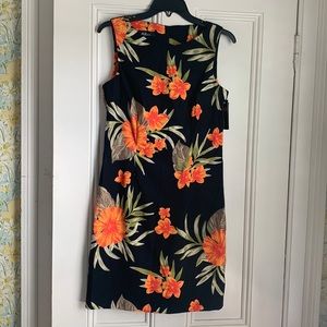 AGB Women’s sheath dress, “Tropical  Prada”, Sz 8, NWT